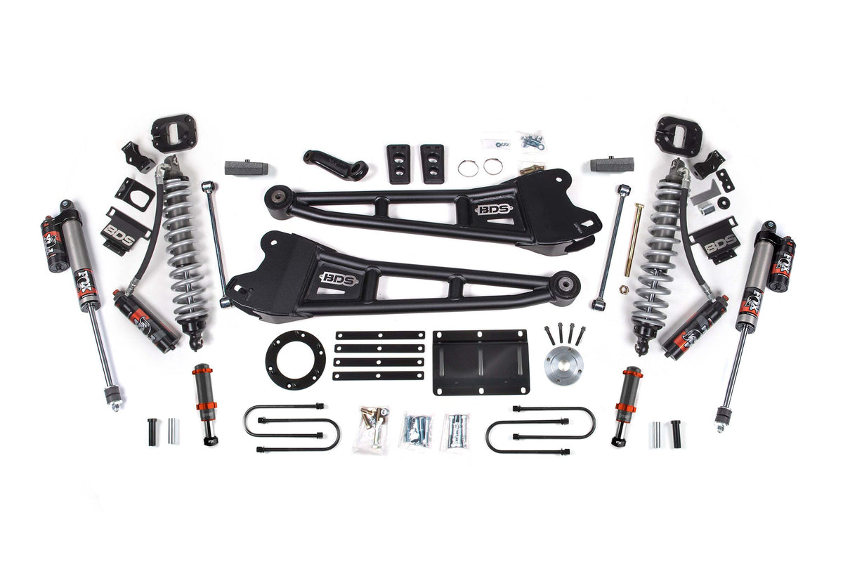 BDS 6 Inch Lift Kit W/ Radius Arm FOX 2.5 Coil-over Conversion - Performance Elite Fits RAM 3500 13-18 4WD Diesel 2132PESB