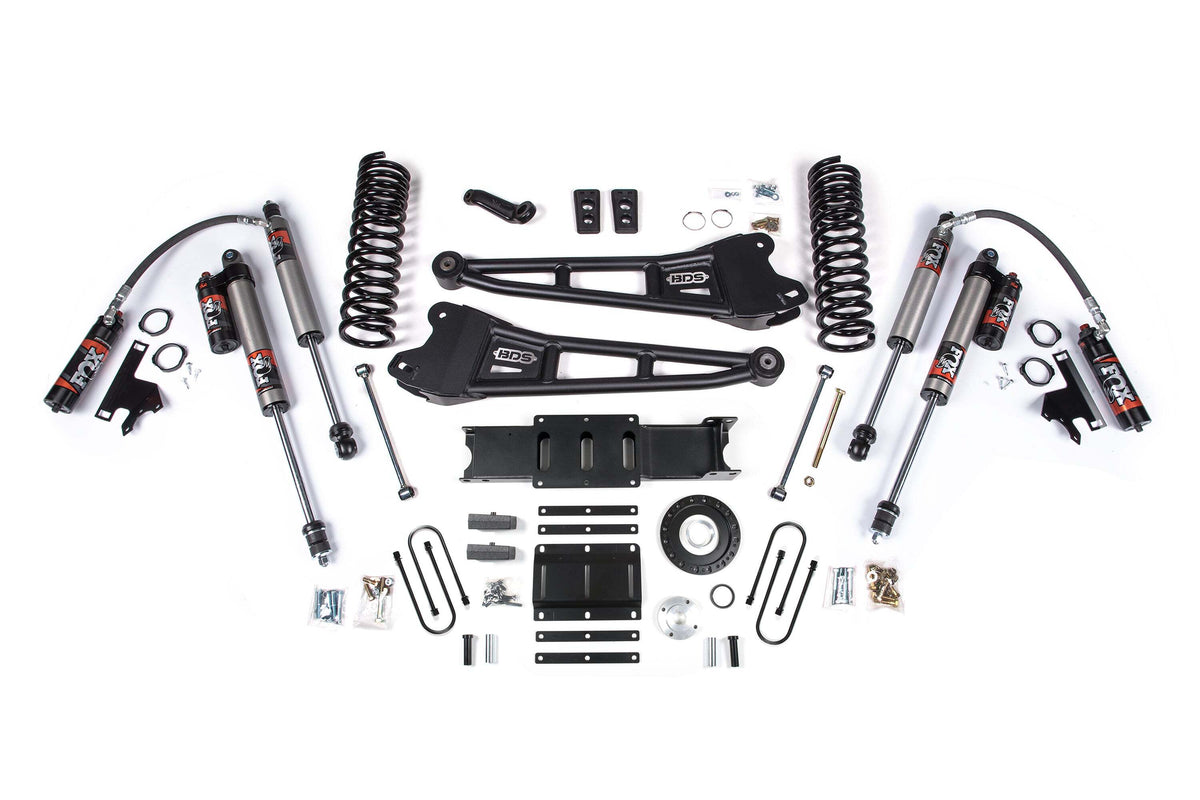 BDS 6 Inch Lift Kit W/ Radius Arm Fits RAM 3500 13-18 4WD Diesel 2139FPE