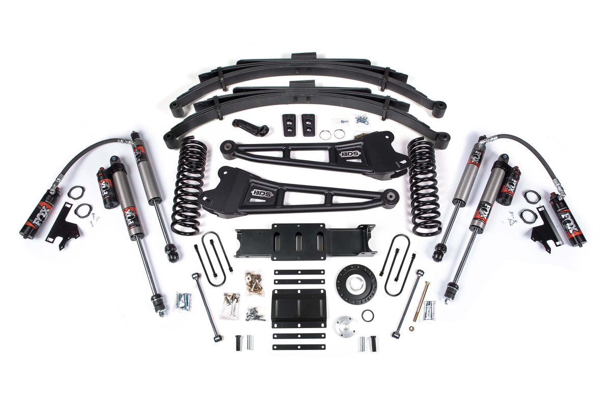 BDS 6 Inch Lift Kit W/ Radius Arm Fits RAM 3500 13-18 4WD Diesel 2140FPE