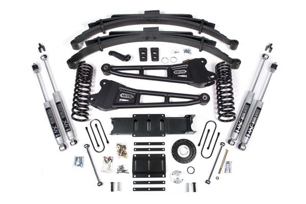 BDS 6 Inch Lift Kit W/ Radius Arm RAM 3500 13-18 4WD Diesel 2140H