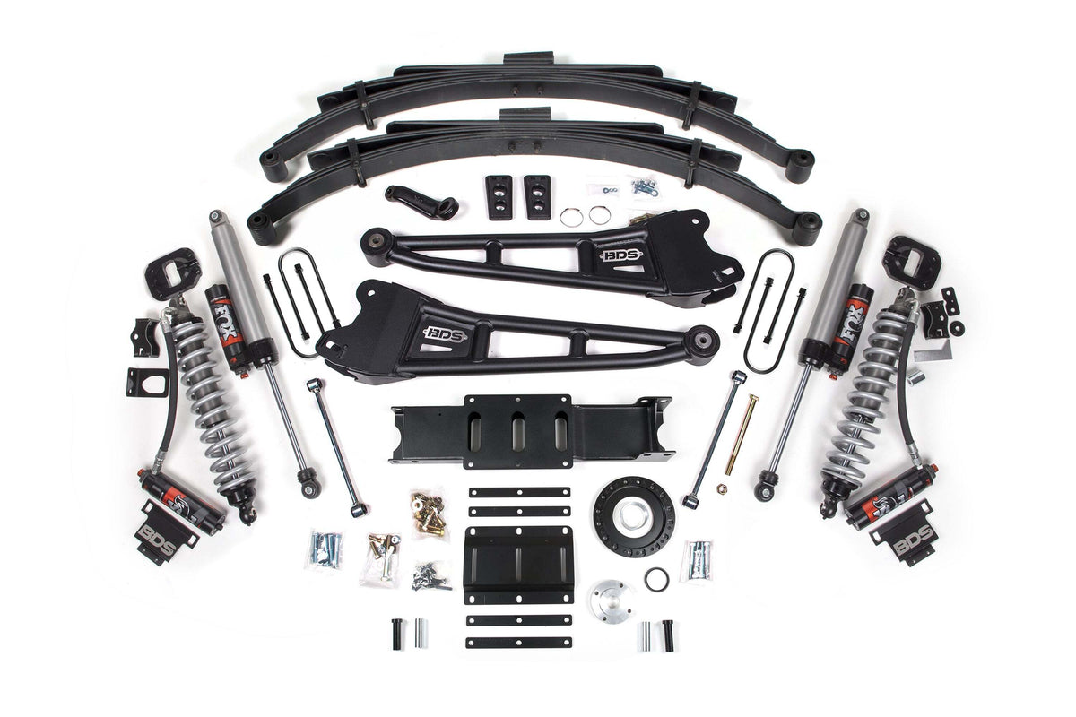 BDS 6 Inch Lift Kit W/ Radius Arm FOX 2.5 Coil-over Conversion - Performance Elite Fits RAM 3500 13-18 4WD Diesel 2140PES