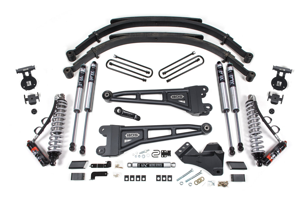 BDS BDS2208FPE 5 Inch Lift Kit w/ Radius Arm -FOX 2.5 Coil-Over Conversion - Performance Elite - Ford F250/F350 Super Duty (23-24) 4WD - Diesel