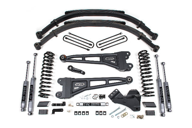 BDS 5 Inch Lift Kit W/ Radius Arm, Fits Ford F250/F350 Super Duty 23-25 4WD Diesel 2208H