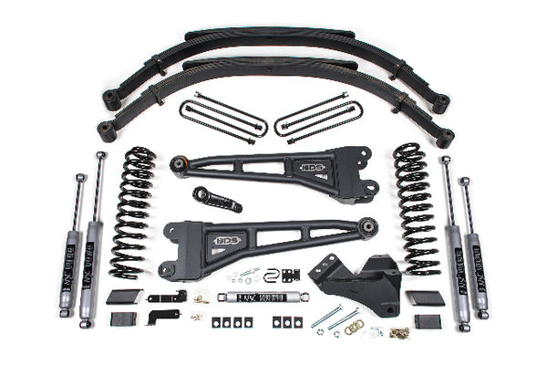 BDS 5 Inch Lift Kit W/ Radius Arm, Fits Ford F250/F350 Super Duty 23-25 4WD Diesel 2208H