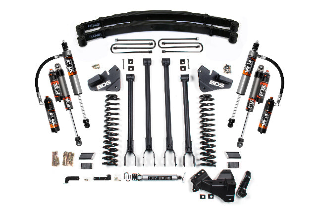 BDS 5 Inch Lift Kit W/ 4-Link, Fits Ford F250/F350 Super Duty 20-22 4WD Gas 2214FPE