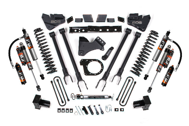BDS 6 Inch Lift Kit W/ 4-Link, Fits Ford F350 Super Duty DRW 20-22 4WD Diesel 2218FPE