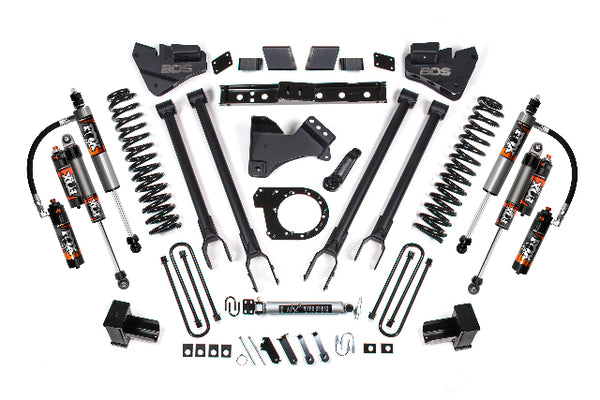 BDS 7 Inch Lift Kit W/ 4-Link, Fits Ford F250/F350 Super Duty 20-22 4WD Diesel 2215FPE