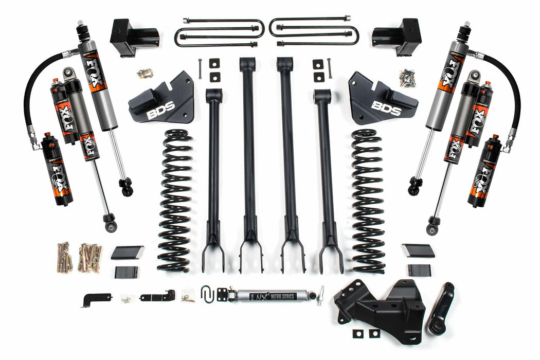 BDS BDS2230FPE 4 Inch Lift Kit 4-Link Conversion Ford F250 / F350 Super Duty (17-19) 4WD Gas