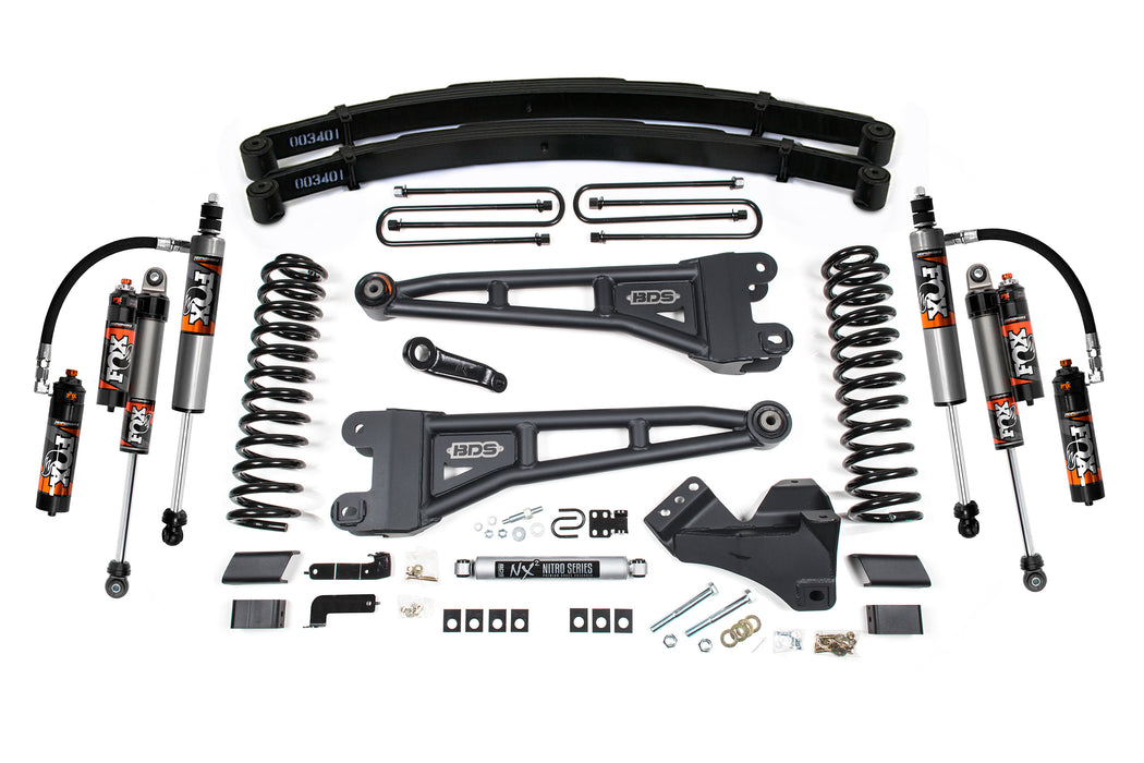 BDS BDS2235FPE 4 Inch Lift Kit w/ Radius Arm Ford F250/F350 Super Duty (17-19) 4WD Gas