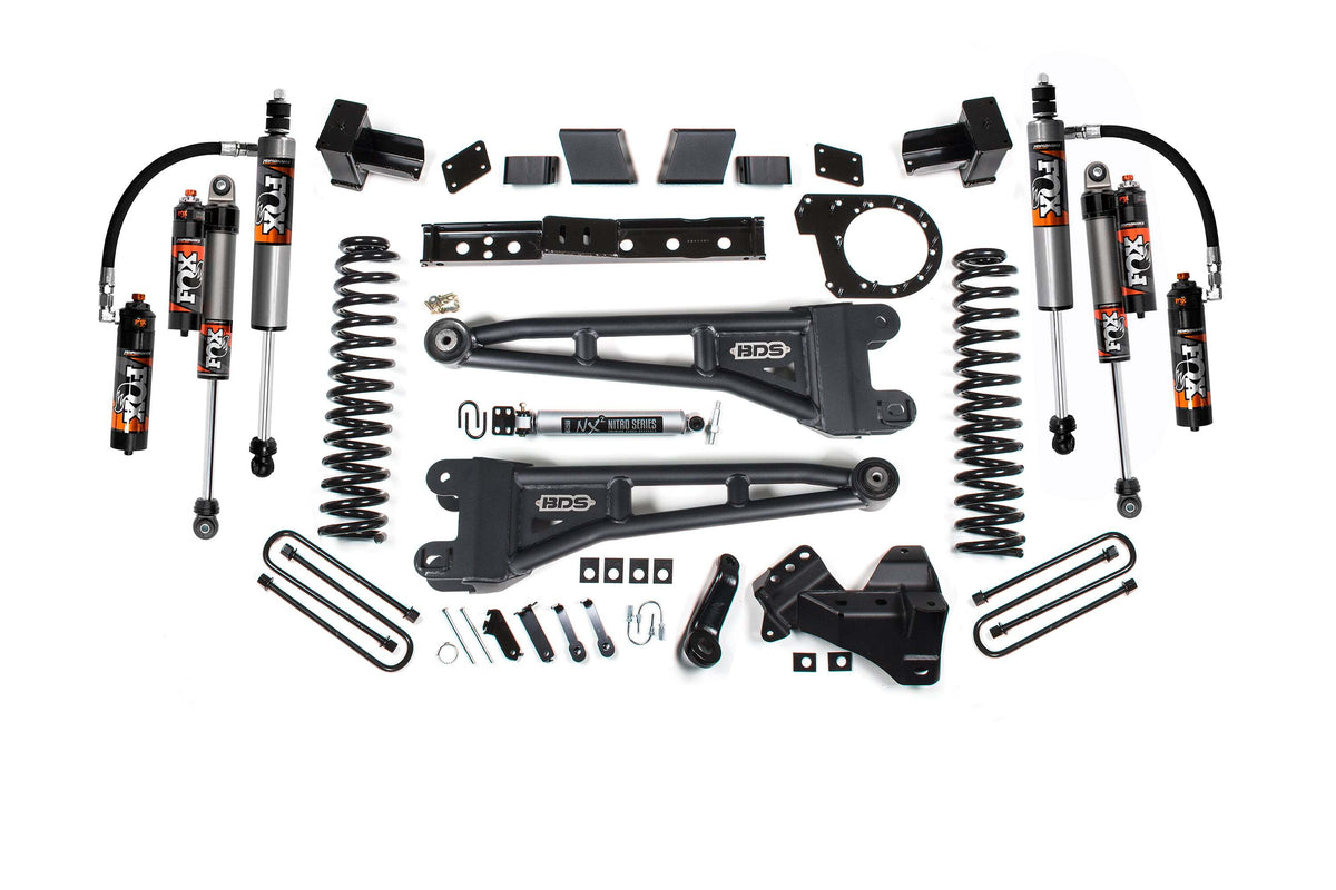 BDS 7 Inch Lift Kit W/ Radius Arm Fits Ford F250/F350 Super Duty 23-26 4WD Diesel 2258FPE