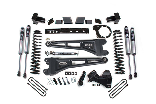 BDS 7 Inch Lift Kit W/ Radius Arm Ford F250/F350 Super Duty 23-26 4WD Diesel 2258FS