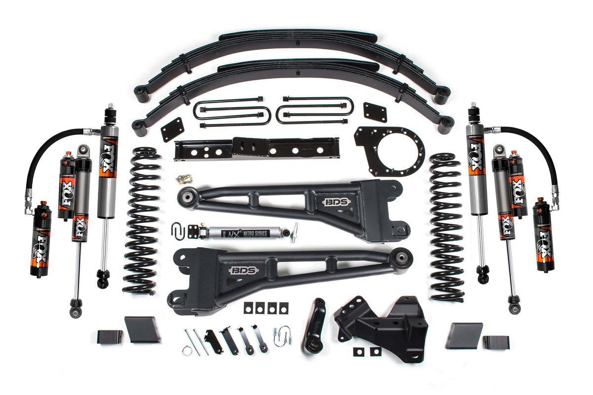 BDS 7 Inch Lift Kit W/ Radius Arm Fits Ford F250/F350 Super Duty 23-26 4WD Diesel 2259FPE