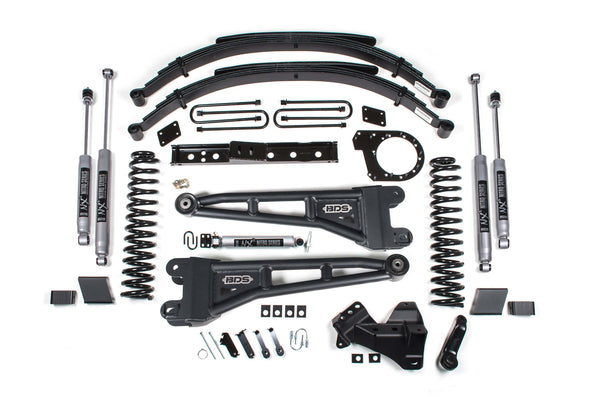 BDS 7 Inch Lift Kit W/ Radius Arm Ford F250/F350 Super Duty 23-26 4WD Diesel 2259H