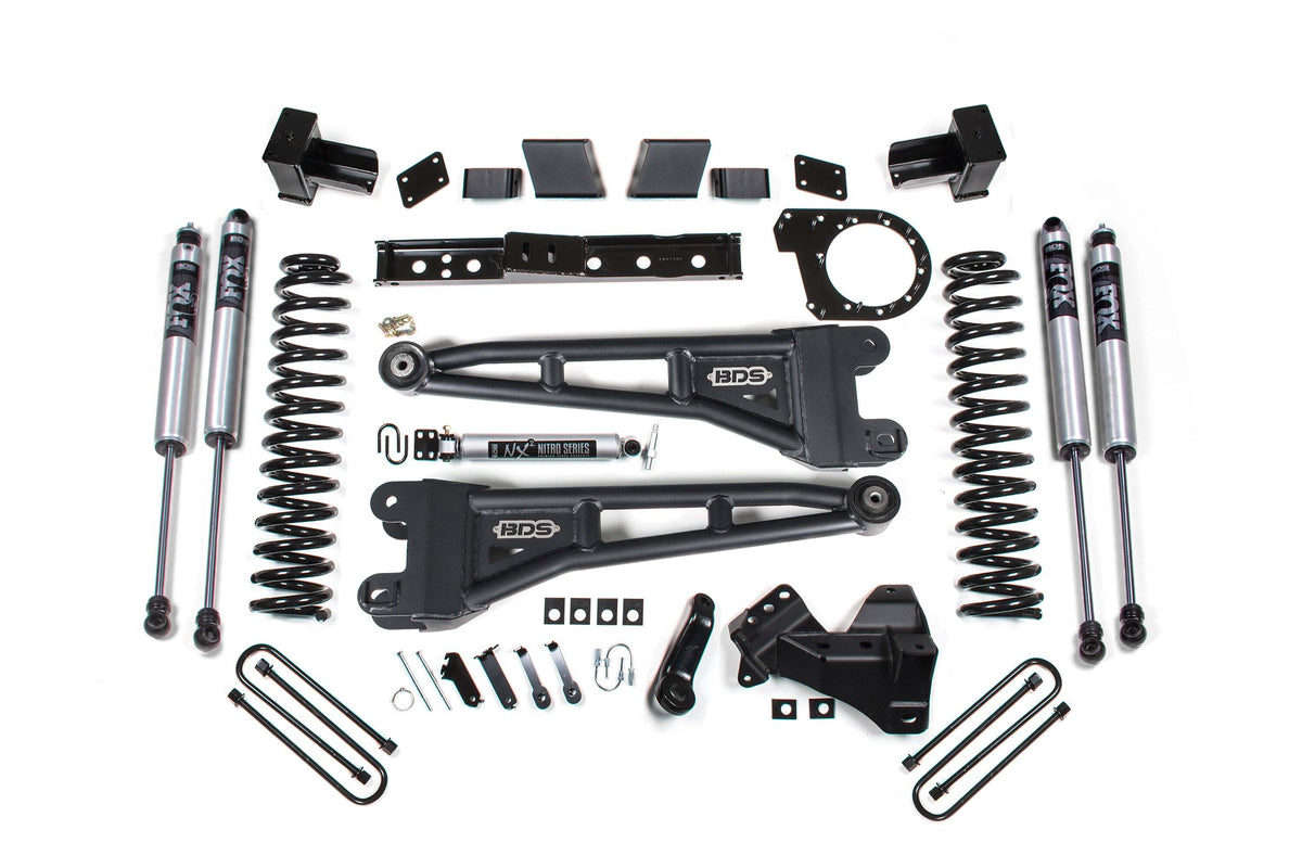 BDS 7 Inch Lift Kit W/ Radius Arms Fits Ford F350 Super Duty DRW 23-26 4WD Diesel 2260FS