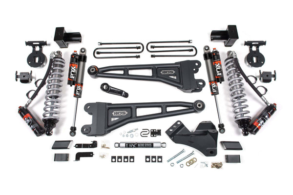BDS 5 Inch Lift Kit W/ Radius Arm Fox 2.5 Performance Elite Coilover Conversion Ford F350 Super Duty DRW 23-26 4WD Diesel 2261PES