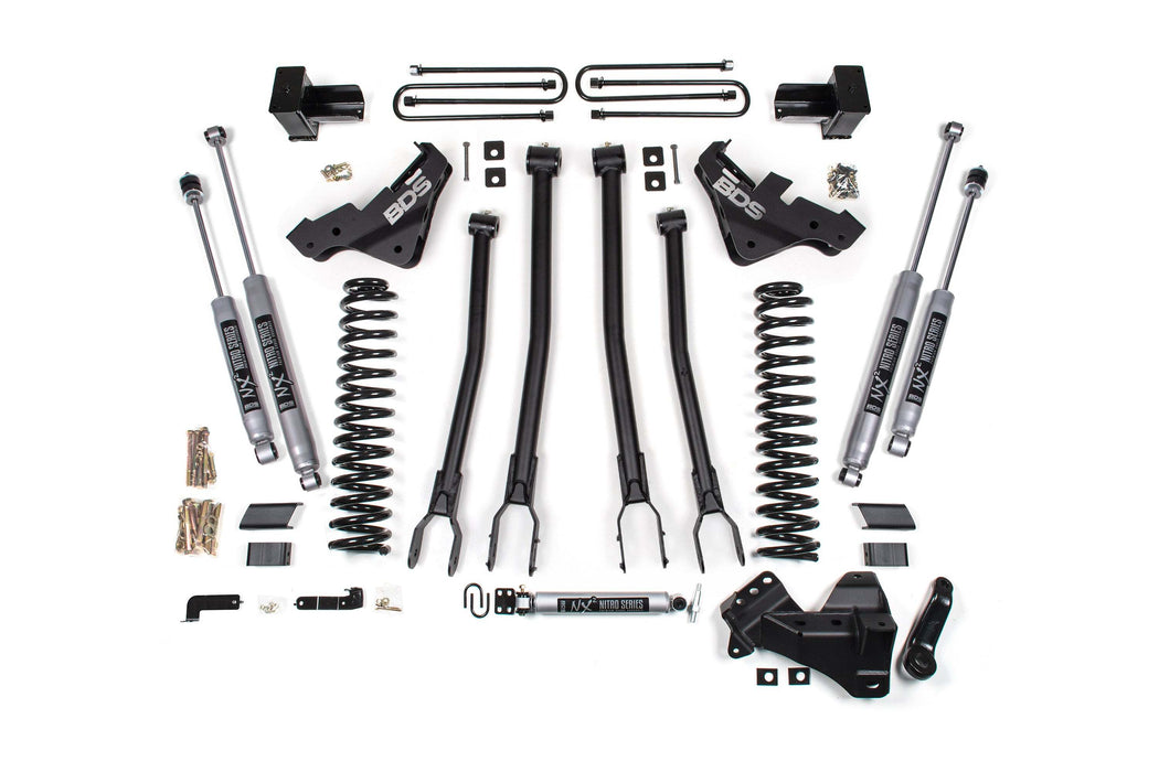 BDS 5 Inch Lift Kit w/ 4-Link Ford F250/F350 Super Duty (23-26) 4WD Diesel
