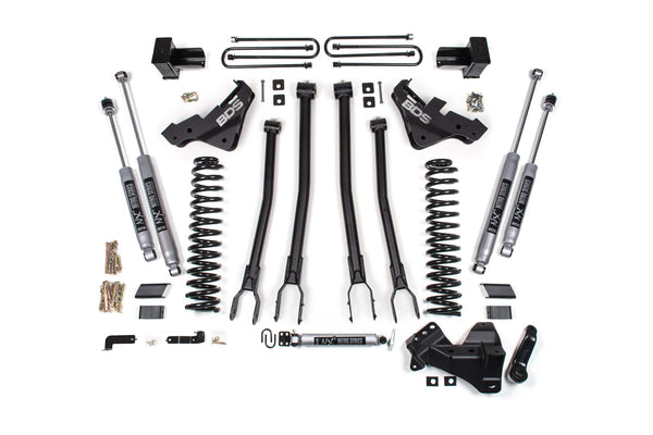 BDS 5 Inch Lift Kit W/ 4-Link Ford F250/F350 Super Duty 23-26 4WD Gas 2265H