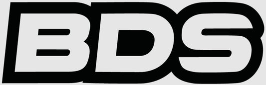 BDS Suspension Decal Sticker Black 10x3 Die cut (each) MADE IN US