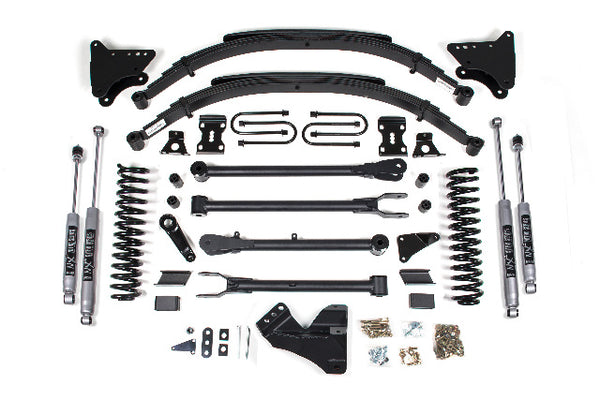 BDS 4 Inch Lift Kit W/ 4-Link, Fits Ford F250/F350 Super Duty 05-07 4WD Gas 332H