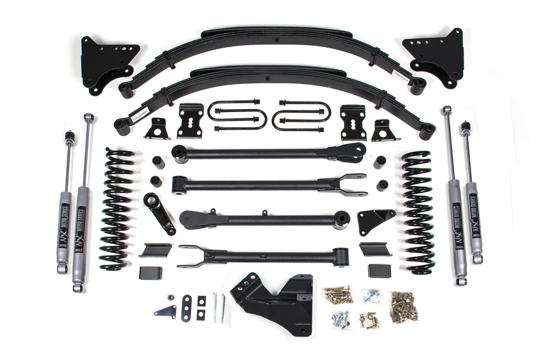 BDS BDS348H 4 Inch Lift Kit w/ 4-Link Ford F250/F350 Super Duty (05-07) 4WD Diesel