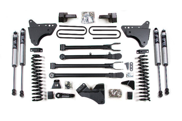 BDS 6 Inch Lift Kit w/ 4-Link Fits Ford F250/F350 Super Duty (05-07) 4WD Diesel