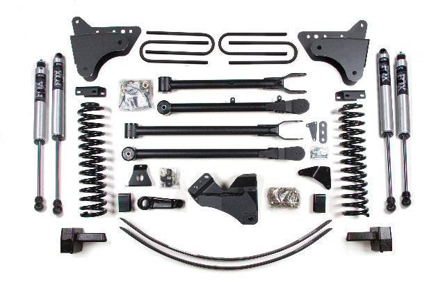 BDS 6 Inch Lift Kit W/ 4-Link, Fits Ford F250/F350 Super Duty 05-07 4WD Gas 340FS