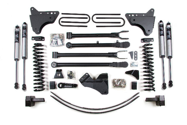 BDS 6 Inch Lift Kit W/ 4-Link, Fits Ford F250/F350 Super Duty 05-07 4WD Gas 339FS