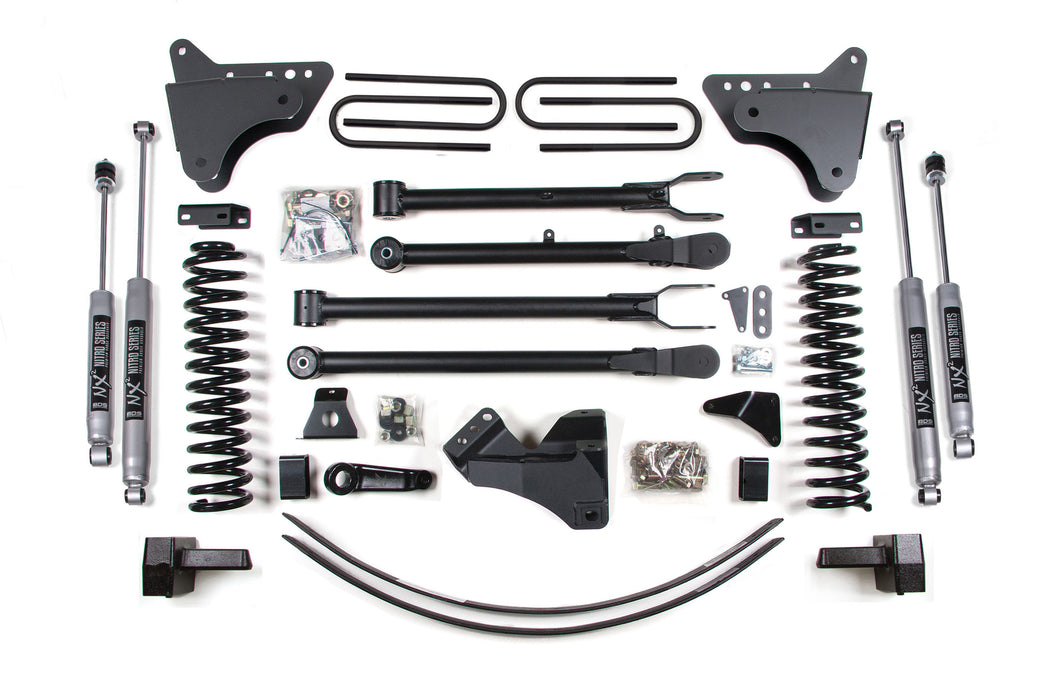 BDS BDS340H 6 Inch Lift Kit w/ 4-Link - Ford F250/F350 Super Duty (05-07) 4WD - Gas