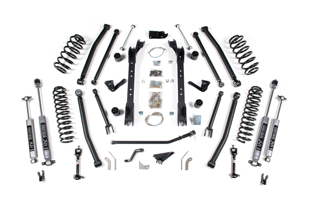 BDS BDS477H 4.5 Inch Lift Kit Long Arm Conversion compatible with Jeep Wrangler TJ (97-06)