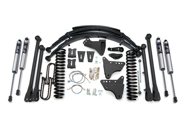 BDS 8 Inch Lift Kit W/ 4-Link, Fits Ford F250/F350 Super Duty 05-07 4WD Diesel 530FS