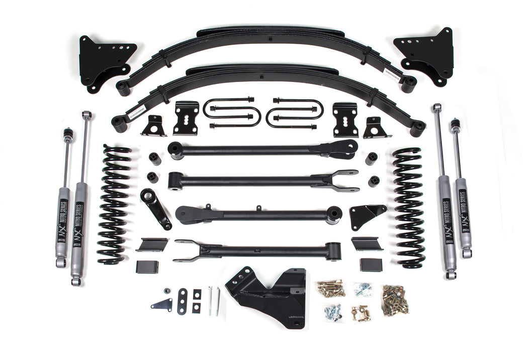 BDS BDS555H 4 Inch Lift Kit w/ 4-Link Ford F250/F350 Super Duty (08-10) 4WD Diesel