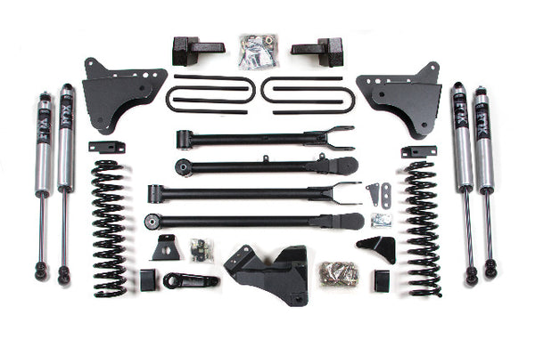 BDS 6 Inch Lift Kit W/ 4-Link, Fits Ford F250/F350 Super Duty 08-10 4WD Gas 564FS
