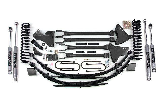 BDS 6 Inch Lift Kit W/ 4-Link, Fits Ford F250/F350 Super Duty 08-10 4WD Diesel 560H