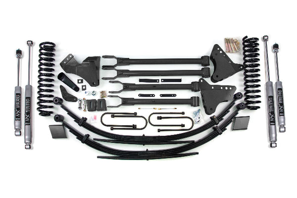 BDS 6 Inch Lift Kit W/ 4-Link, Fits Ford F250/F350 Super Duty 08-10 4WD Diesel 561H