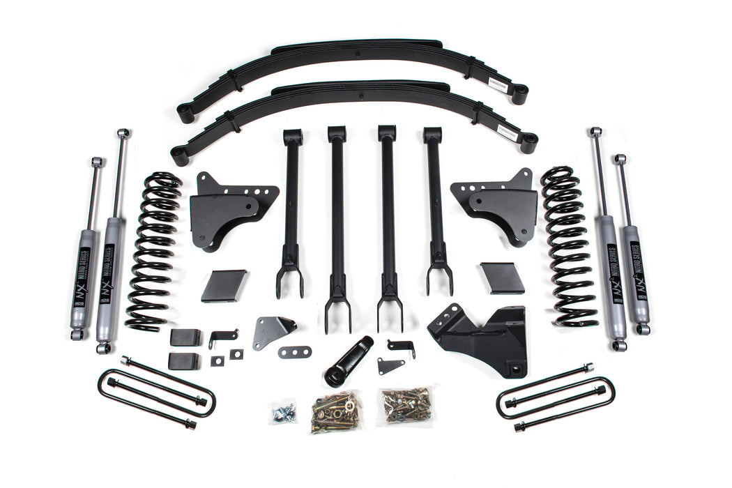 BDS BDS586H 6 Inch Lift Kit w/ 4-Link - Ford F250/F350 Super Duty (11-16) 4WD - Gas