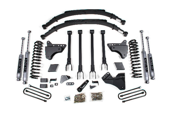 BDS 6 Inch Lift Kit W/ 4-Link, Fits Ford F250/F350 Super Duty 11-16 4WD Gas 586H