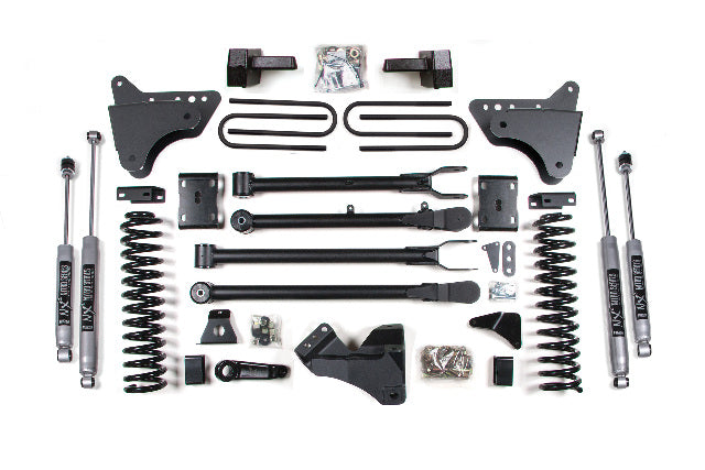 BDS 4 Inch Lift Kit W/ 4-Link, Fits Ford F250/F350 Super Duty 11-16 4WD Gas 580H