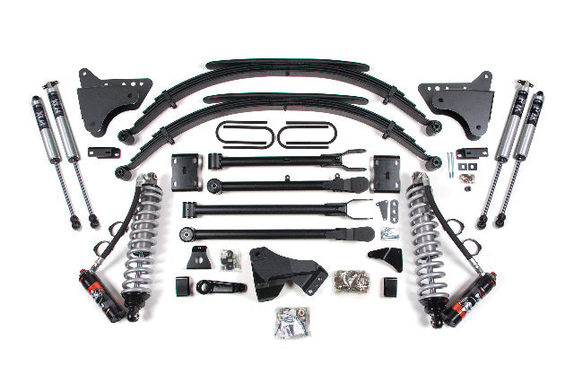 BDS 4 Inch Lift Kit W/ 4-Link 2.5 Performance Elite Coil-over Conversion, Fits Ford F250/F350 Super Duty 11-16 4WD Diesel 593FPE