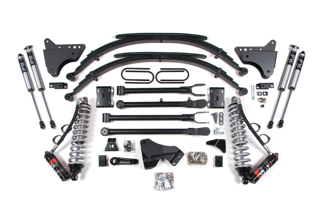 BDS BDS593FPE 4 Inch Lift Kit w/ 4-Link -FOX 2.5 Performance Elite Coil-Over Conversion - Ford F250/F350 Super Duty (11-16) 4WD - Diesel