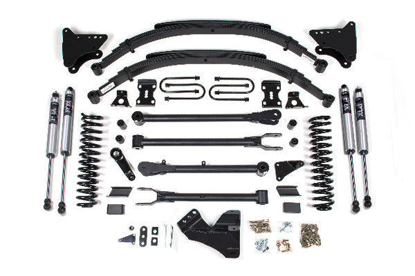 BDS 4 Inch Lift Kit W/ 4-Link, Fits Ford F250/F350 Super Duty 11-16 4WD Gas 583FS