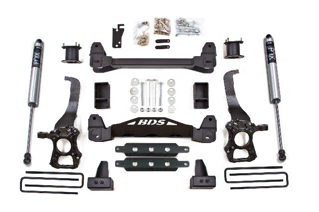 BDS 4 Inch Lift Kit, Fits Ford F150 15-20 2WD 1523FS