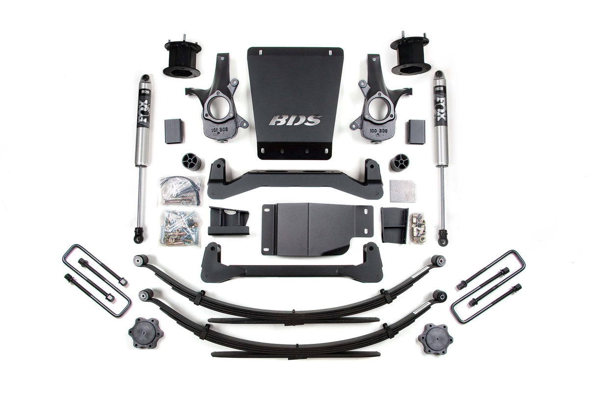 BDS 4.5 Inch Lift Kit Fits Chevy Silverado Or GMC Sierra 1500 07-13 4WD 703FS