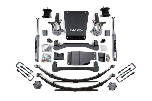 BDS 4.5 Inch Lift Kit Chevy Silverado Or GMC Sierra 1500 07-13 4WD 703H