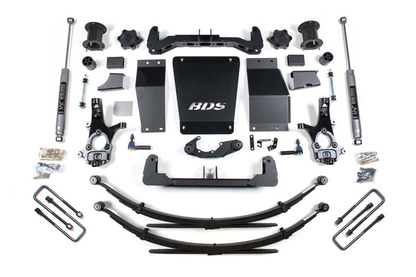 BDS 6.5 Inch Lift Kit Chevy Silverado Or GMC Sierra 1500 14-18 4WD 709H