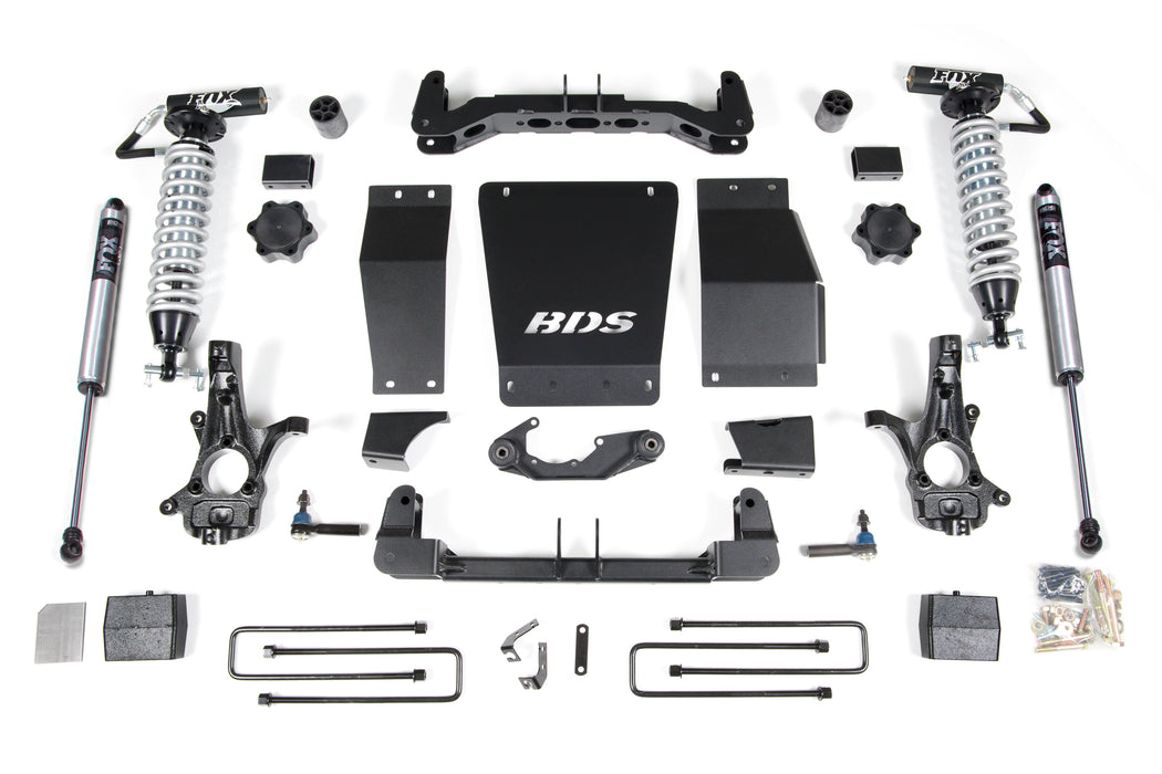 BDS BDS710FDSC 6 Inch Lift Kit -FOX 2.5 Coil-Over Chevy Silverado or fits gmc Sierra 1500 (14-18) 4WD