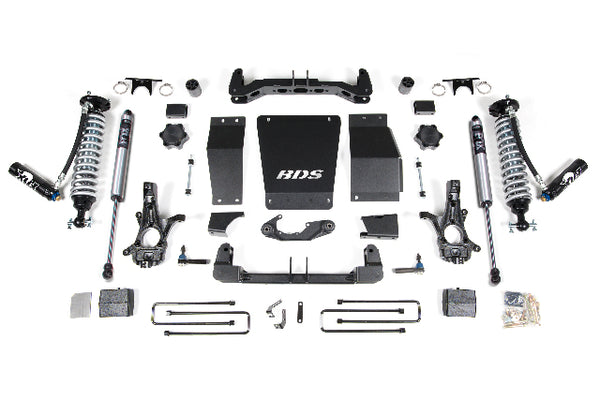 BDS 6 Inch Lift Kit 2.5 Coil-over, Fits Chevy Silverado Or GMC Sierra 1500 14-18 4WD 710FDSC