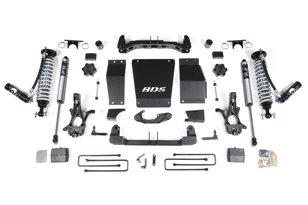 BDS BDS711FDSC 6 Inch Lift Kit -FOX 2.5 Coil-Over Chevy Silverado or fits gmc Sierra 1500 (14-18) 4WD