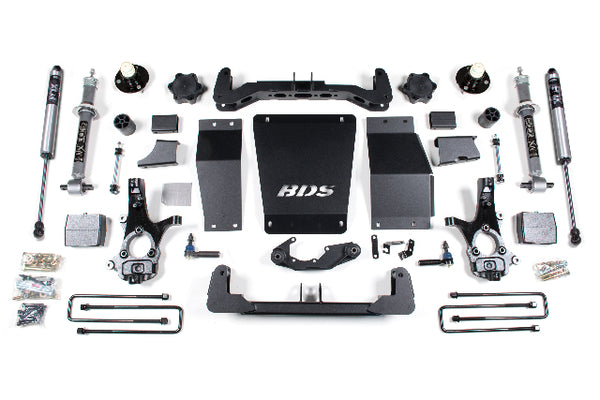 BDS 6 Inch Lift Kit, Fits Chevy Silverado Or GMC Sierra 1500 14-18 4WD 710FS