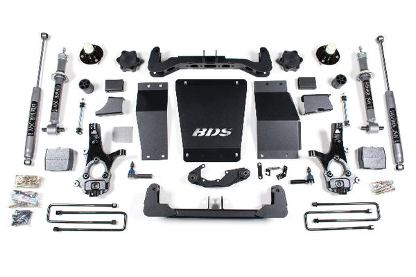 BDS 6 Inch Lift Kit, Fits Chevy Silverado Or GMC Sierra 1500 14-18 4WD 711H
