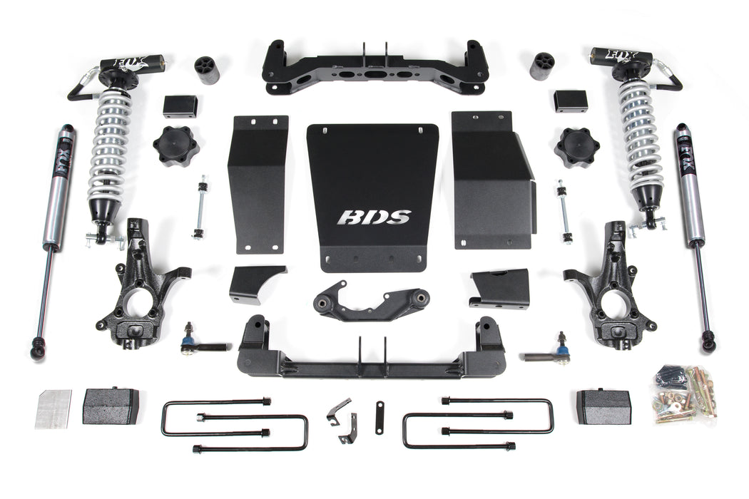 BDS BDS713FDSC 4 Inch Lift Kit -FOX 2.5 Coil-Over Chevy Silverado or fits gmc Sierra 1500 (14-18) 4WD